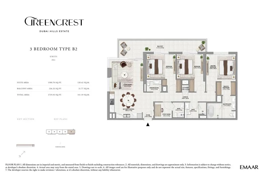 3 Bedroom Floorplan