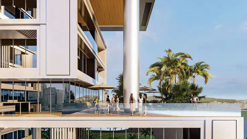 Modern exterior facade