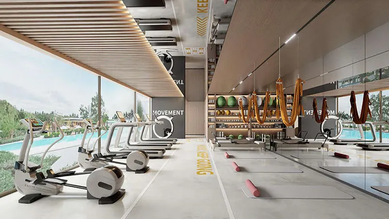 Gym interior