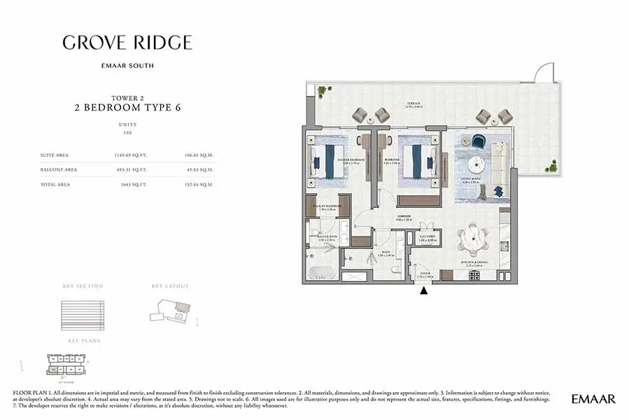 2 Bedroom Floorplan