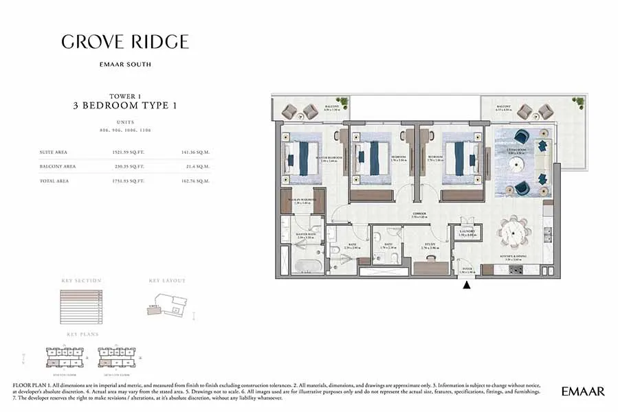 3 Bedroom Floorplan