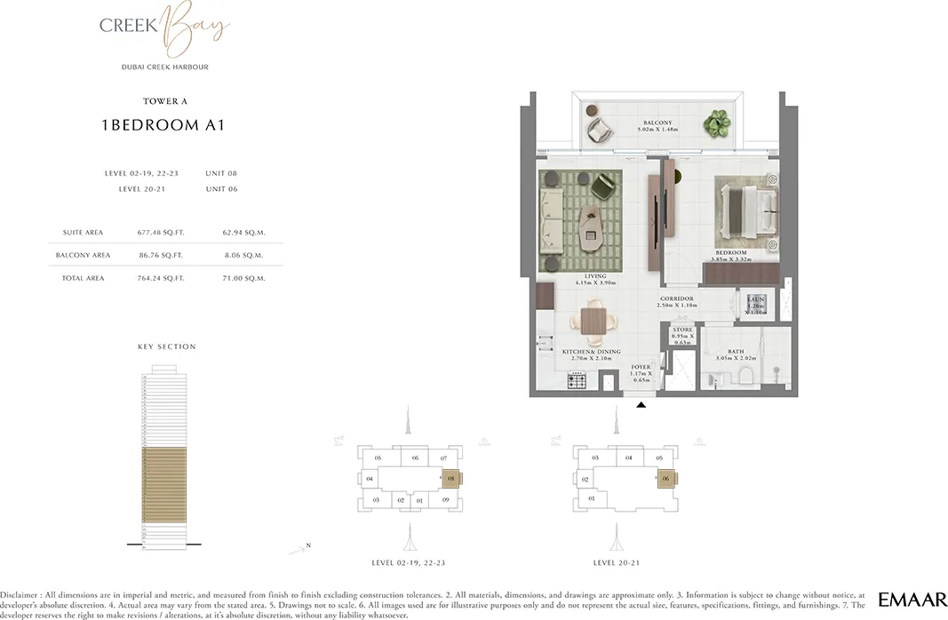 1 Bedroom Floorplan