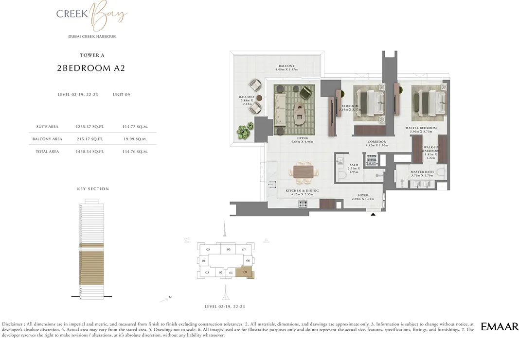2 Bedroom Floorplan