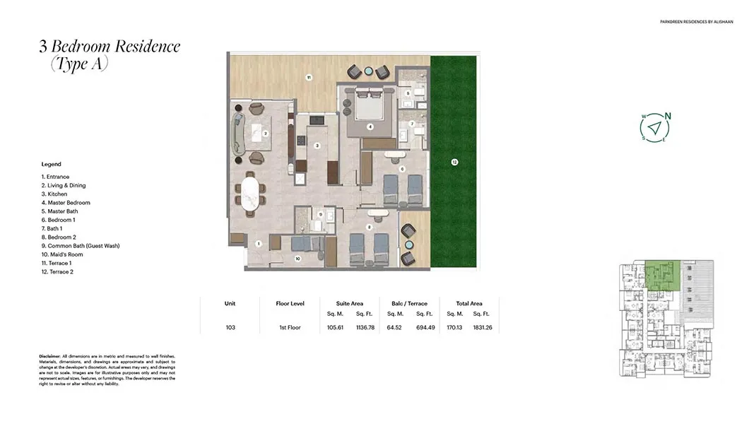 3 Bedroom Floorplan