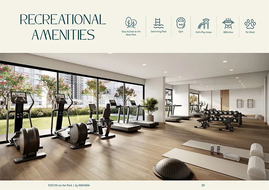 Indoor leisure and amenities area