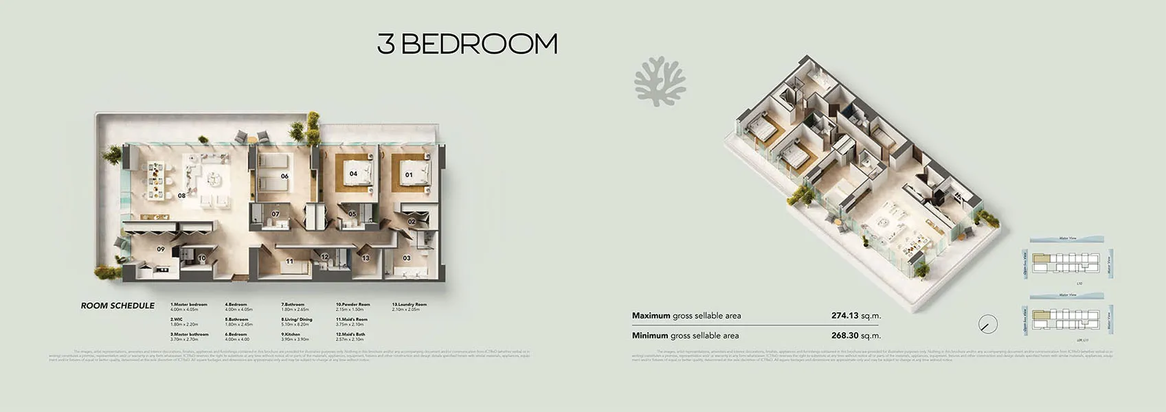 3 Bedroom Floorplan