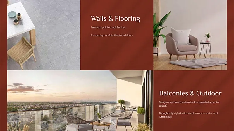 Rooftop leisure view