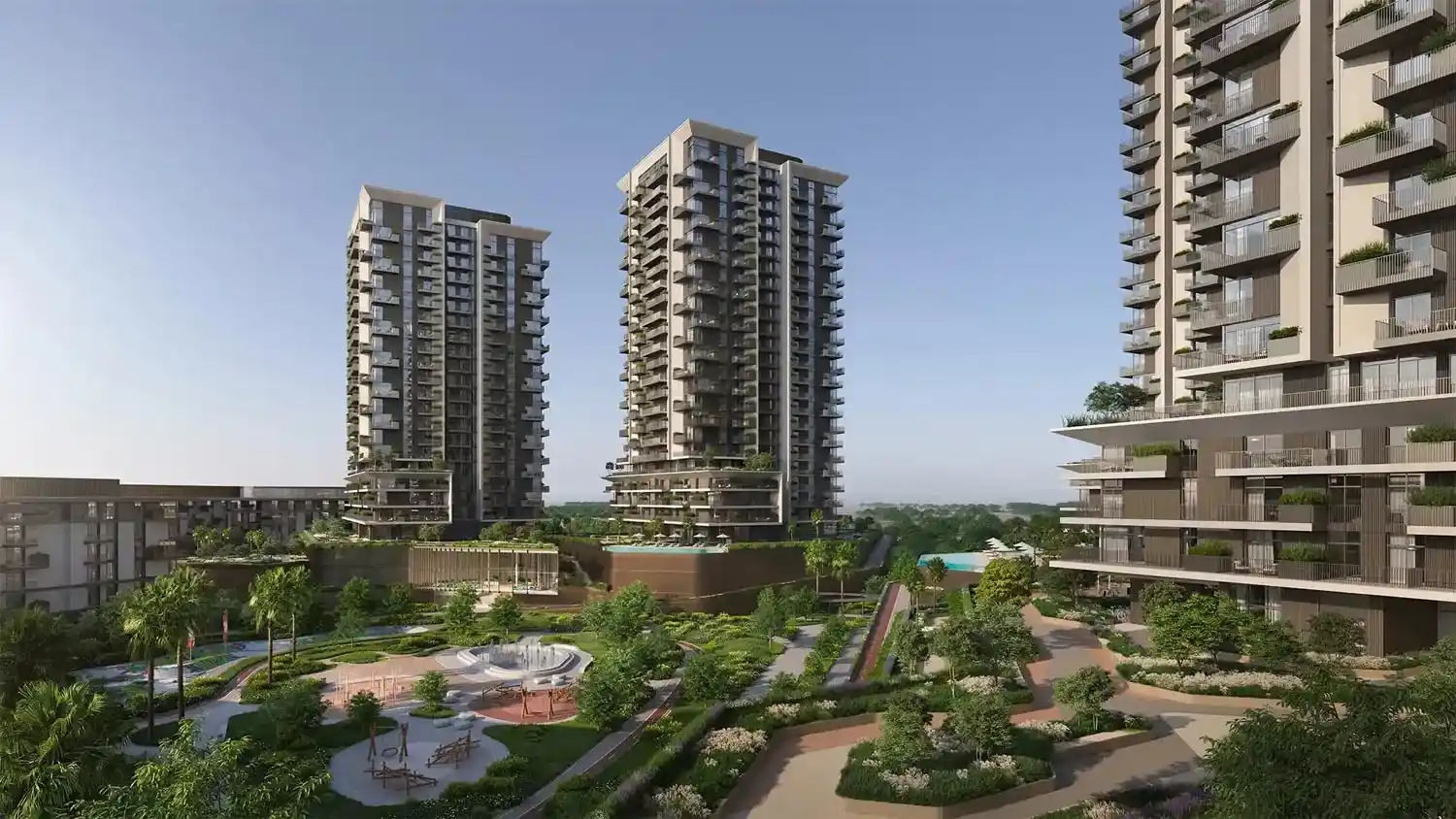 Neon Tower at Rise by Athlon Hero Image