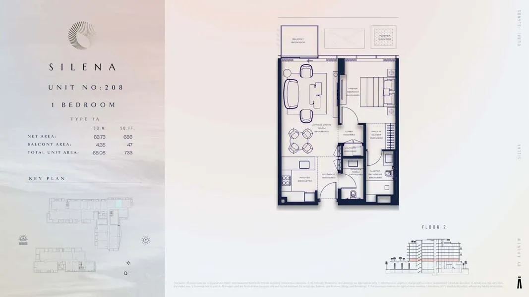 1 Bedroom Floorplan