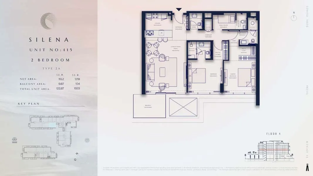 2 Bedroom Floorplan